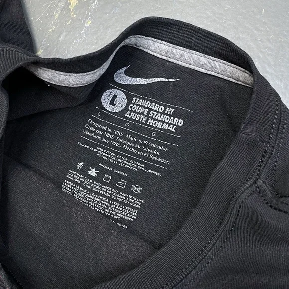 Nike Sportswear Vintage Shirt Large Black Better World Vintage - Picture 4 of 6